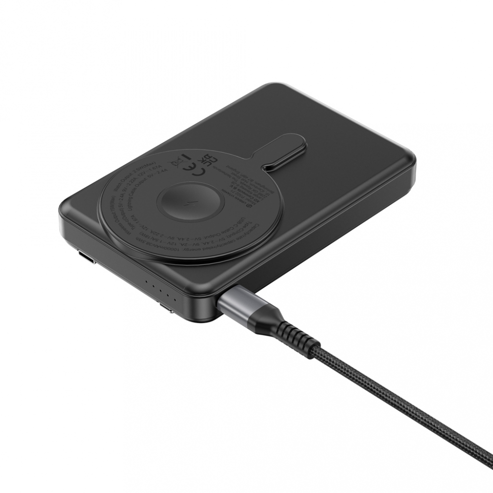 Baterie externă 10.000 mAh cu încărcare rapidă 20W PD și încărcare wireless magnetică [15]