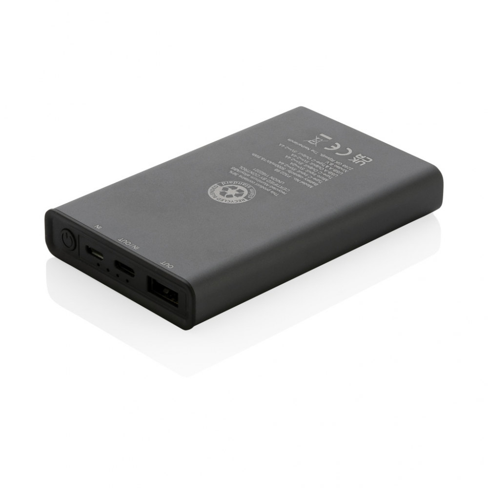 Baterie externă 5.000 mAh – din aluminiu și ABS reciclat certificat RCS [3]