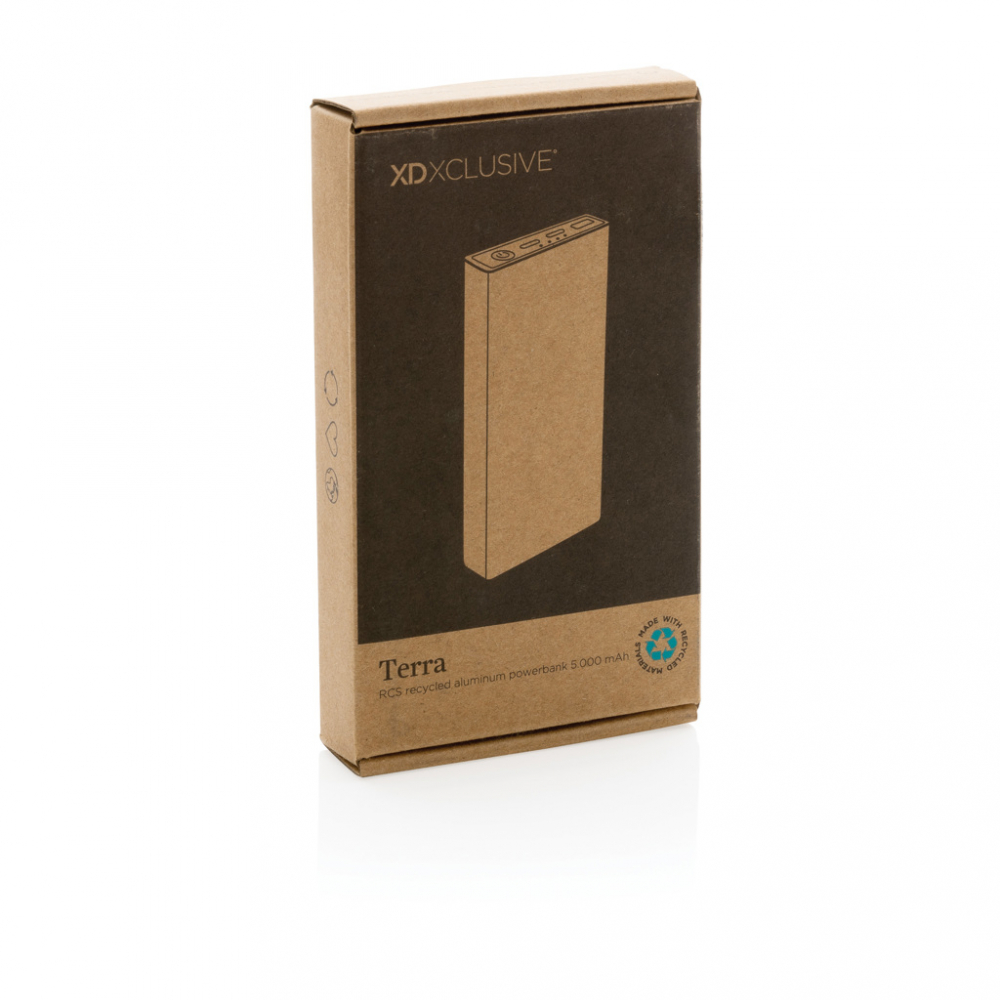 Baterie externă 5.000 mAh – din aluminiu și ABS reciclat certificat RCS [11]