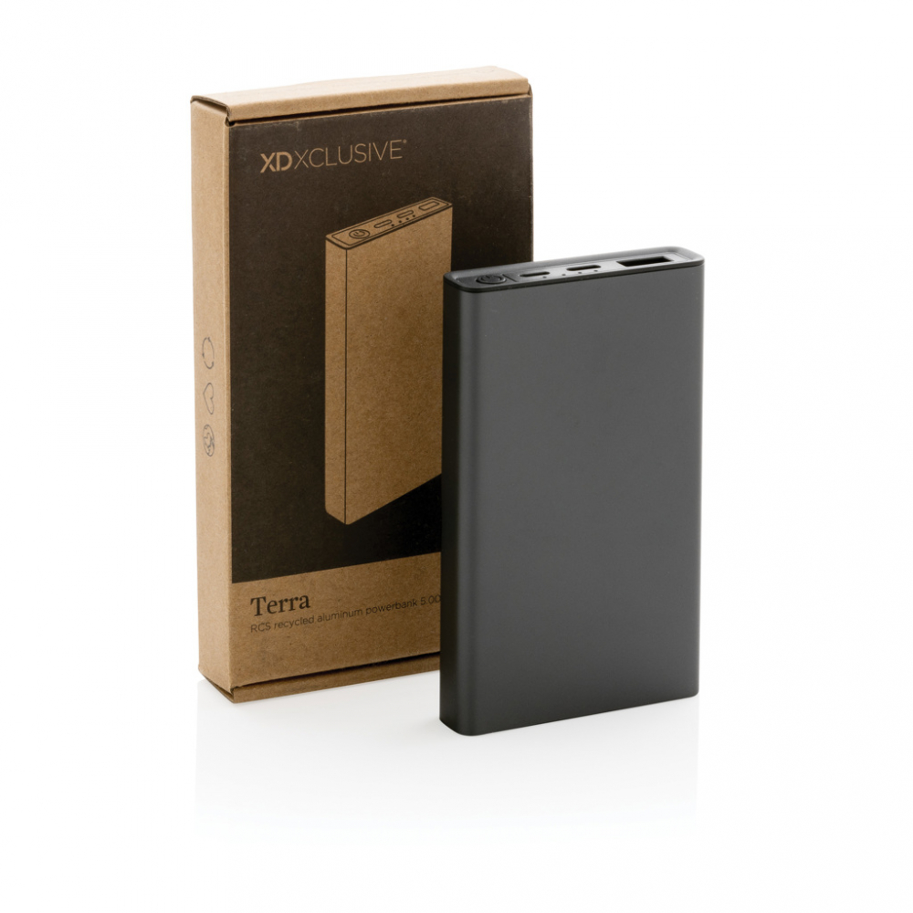 Baterie externă 5.000 mAh – din aluminiu și ABS reciclat certificat RCS [10]