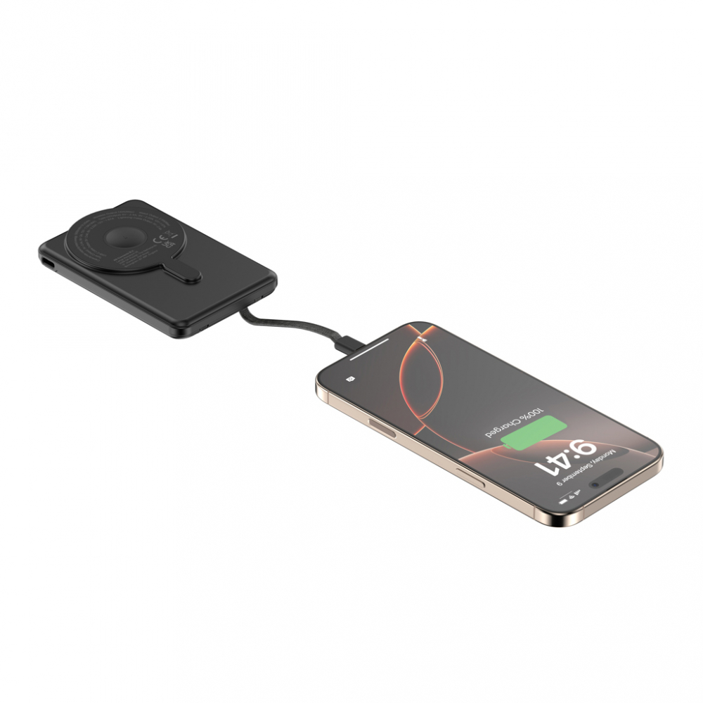 Baterie externă 5.000 mAh, încărcare rapidă 20W PD și încărcare wireless magnetică 15W [7]