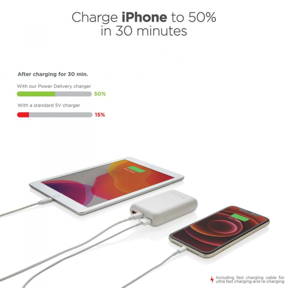 Baterie externa Alameda, 10000 mAh, ultra fast type C [2]