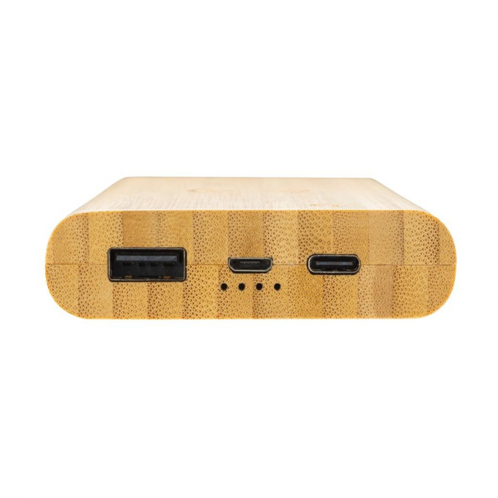 Baterie externa BambuWire, 8.000 mAh 5W wireless, bambus [3]