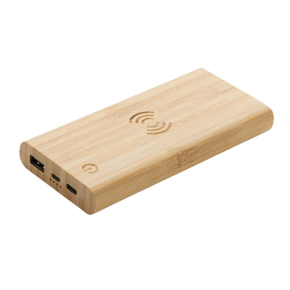 Baterie externa BambuWire, 8.000 mAh 5W wireless, bambus [6]