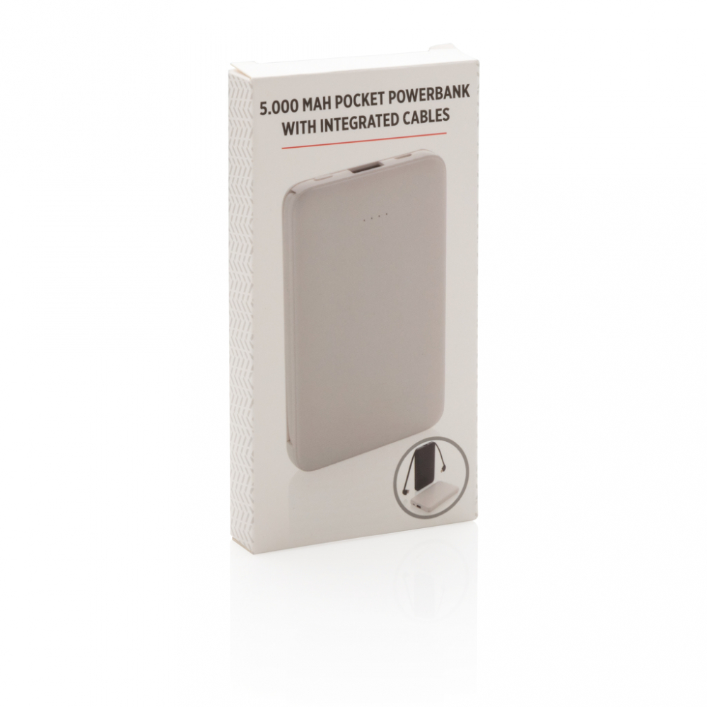 Baterie externă compactă 5.000 mAh cu cabluri 3-în-1 integrate [11]