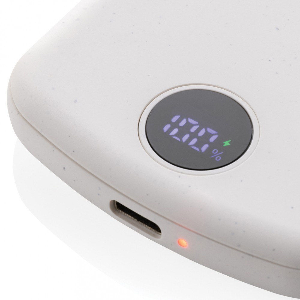 Baterie externă compactă 5.000 mAh cu încărcare wireless magnetică 15W și ecran LED [6]