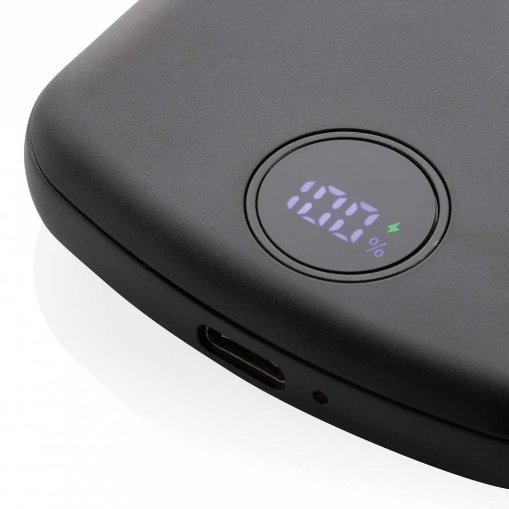Baterie externă compactă 5.000 mAh cu încărcare wireless magnetică 15W și ecran LED [6]