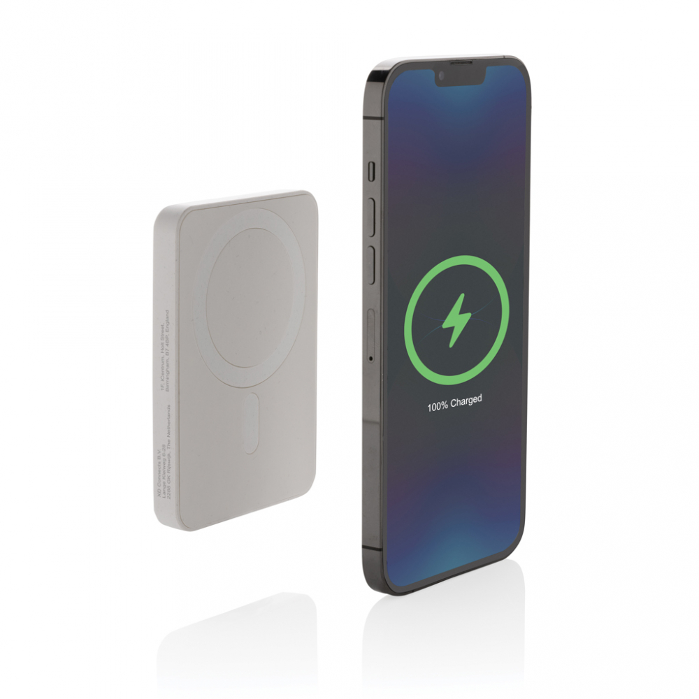 Baterie externă compactă 5.000 mAh cu încărcare wireless magnetică 5W [3]