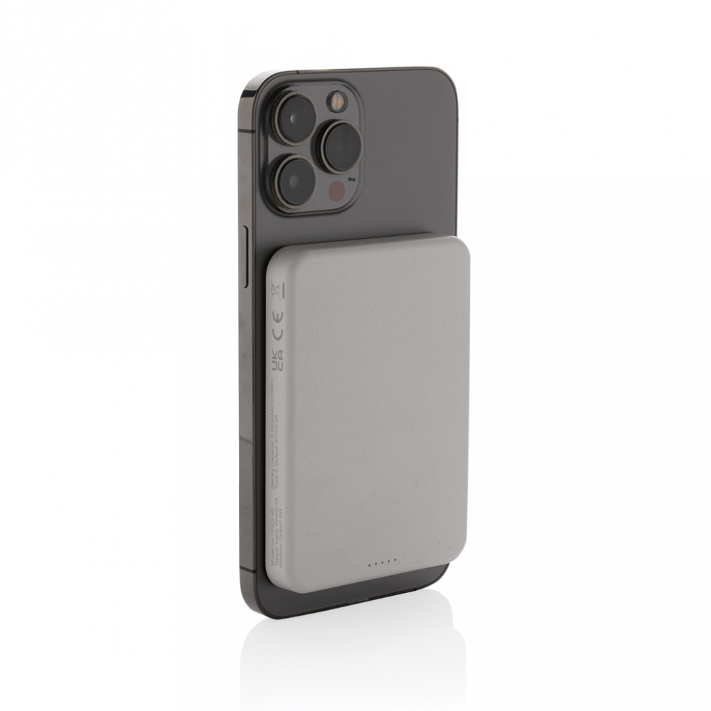 Baterie externă compactă 5.000 mAh cu încărcare wireless magnetică 5W [4]