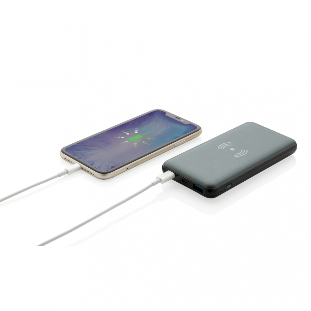 Baterie externă durabilă 10.000 mAh cu încărcare wireless rapidă 10W [5]