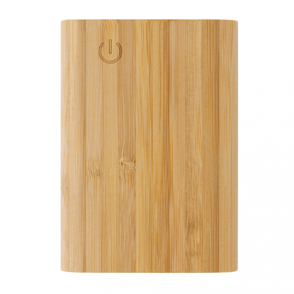 Baterie externă eco 5.000 mAh cu carcasă din bambus [5]