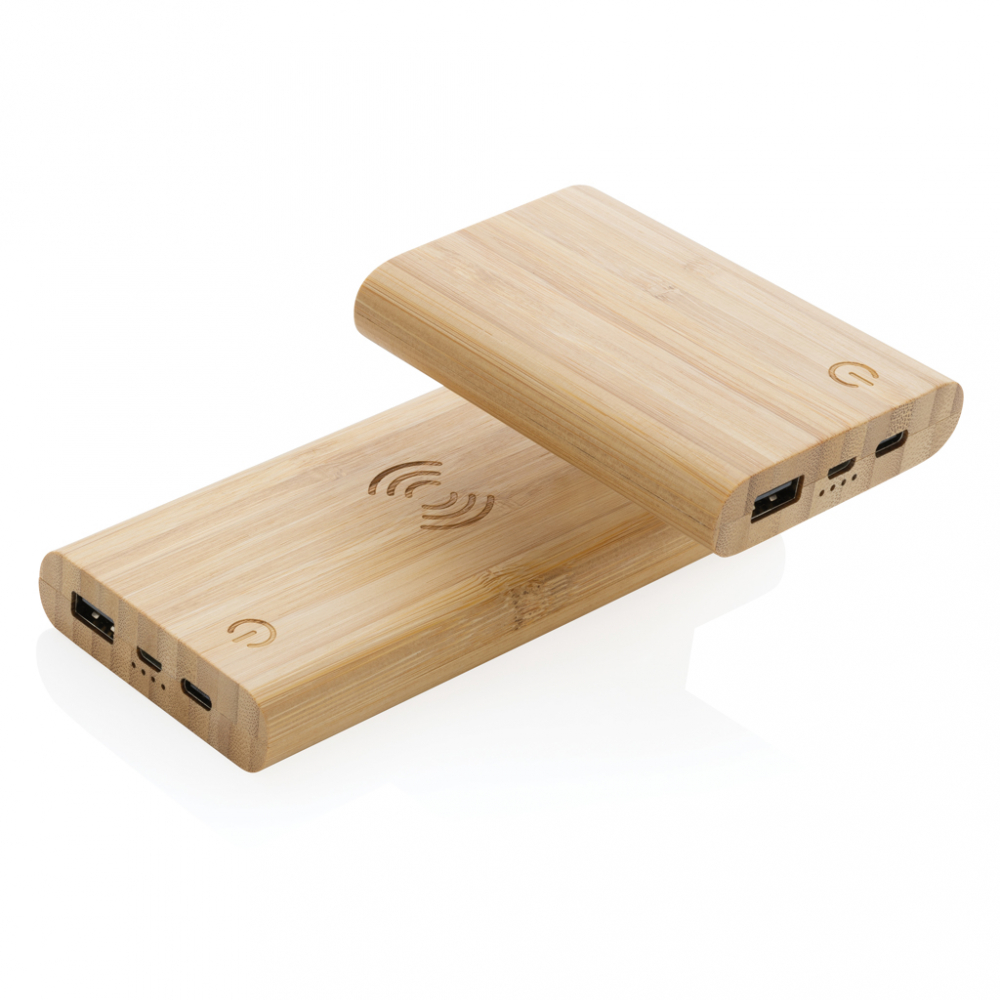 Baterie externă eco 5.000 mAh cu carcasă din bambus [8]