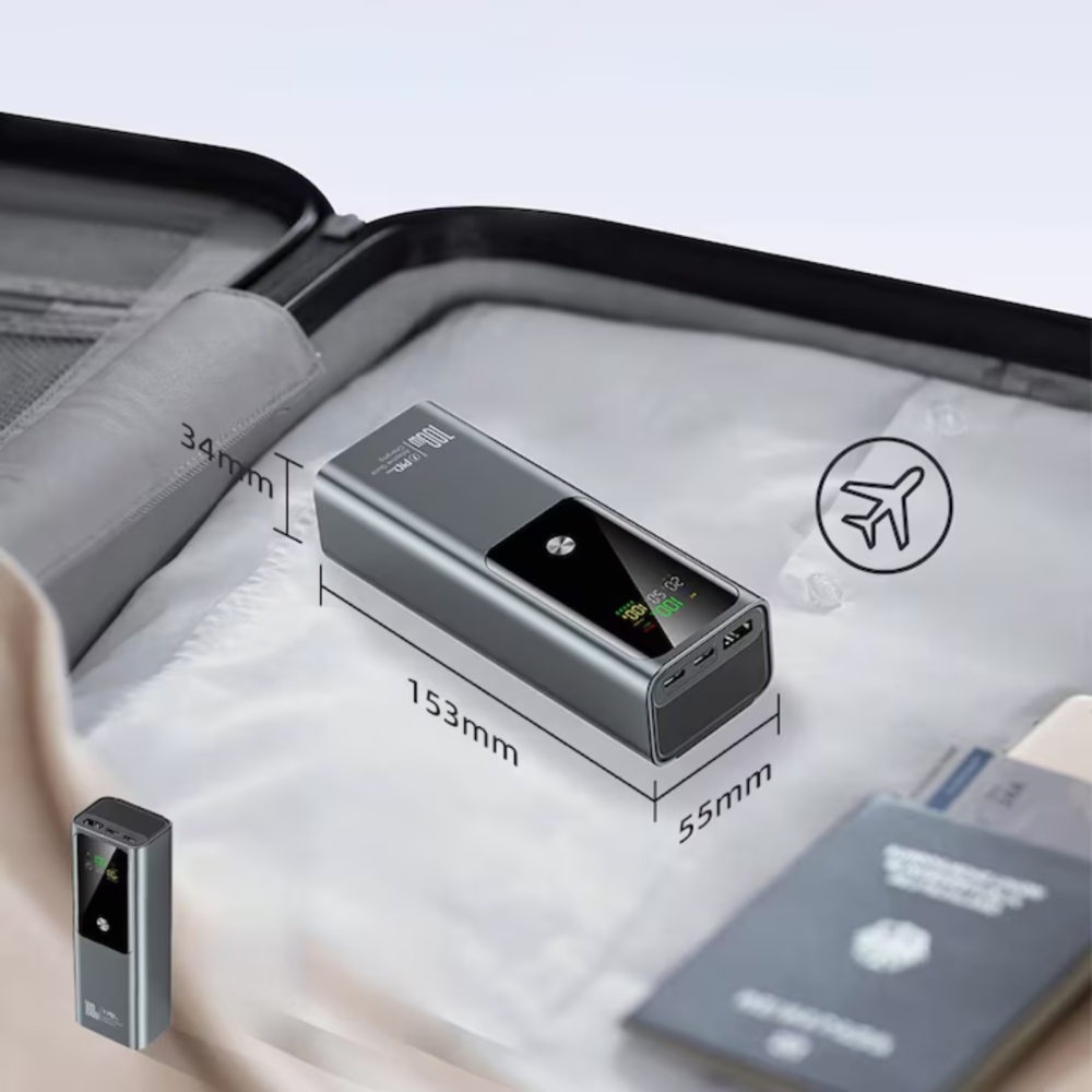 Baterie externa laptop 100W, 20.000 mAh, PD 3.1, dual-output, 3 porturi [6]