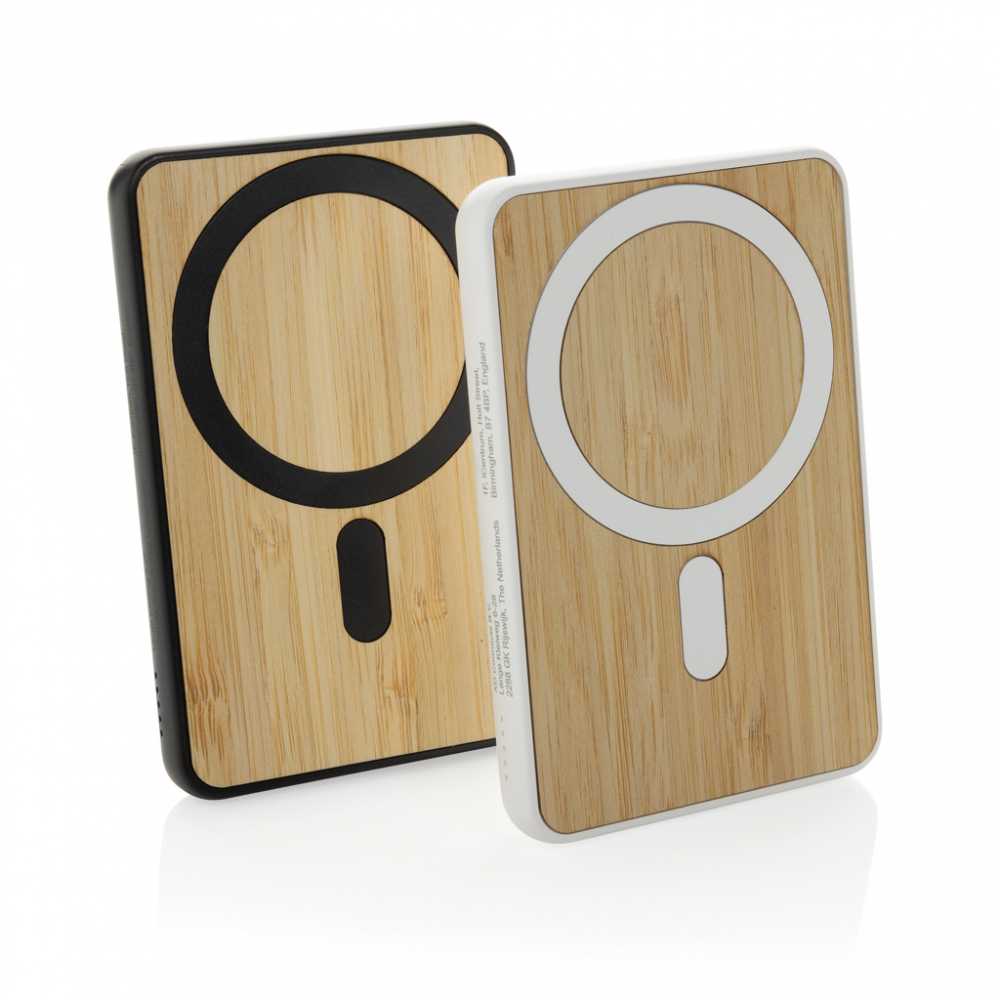 Baterie externă magnetică 5.000 mAh cu încărcare wireless 5W, stand telefon [11]