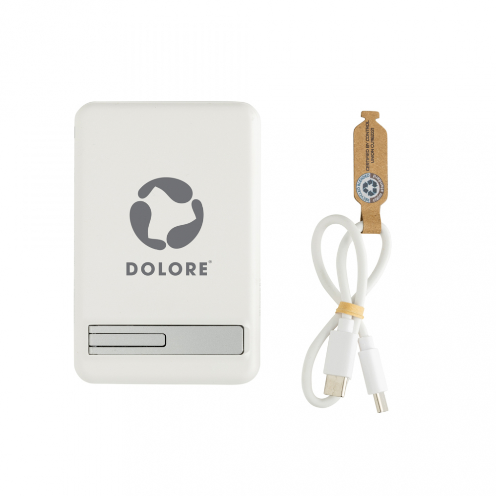Baterie externă magnetică 5.000 mAh cu încărcare wireless 5W, stand telefon [10]
