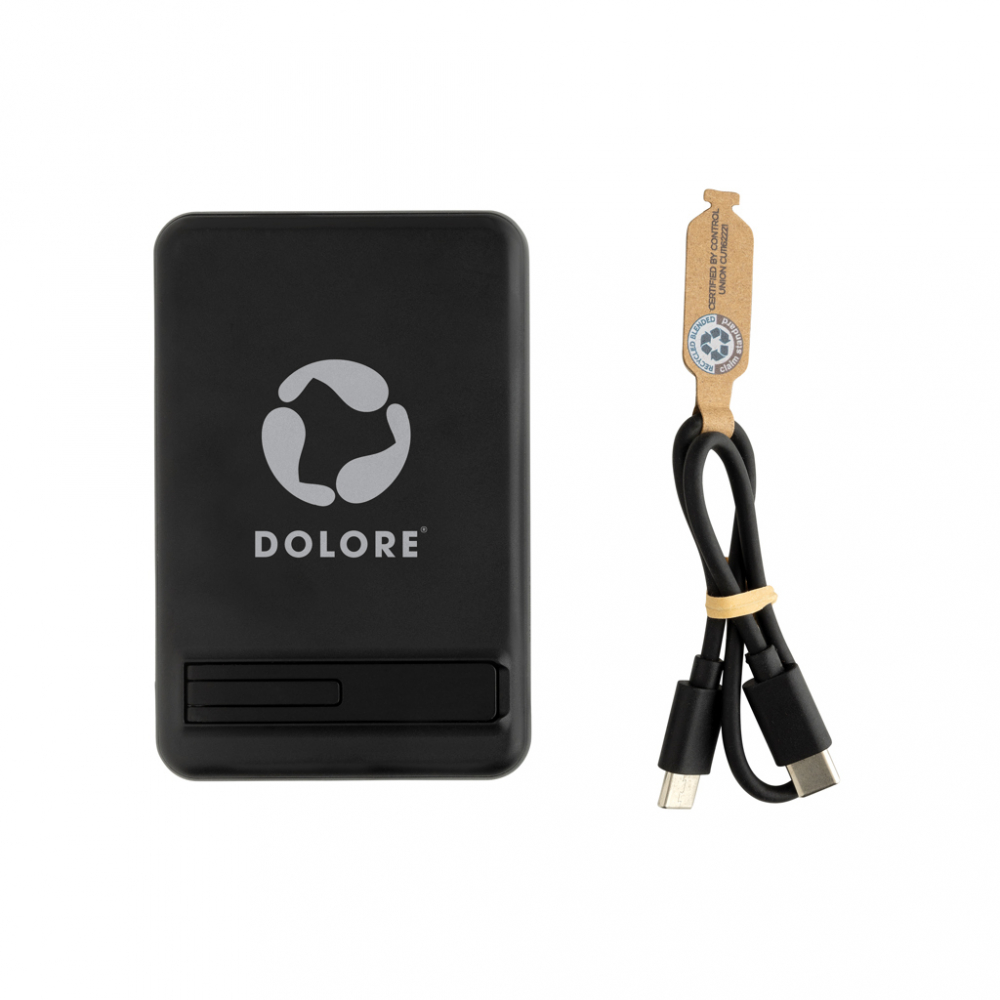 Baterie externă magnetică 5.000 mAh cu încărcare wireless 5W, stand telefon [10]
