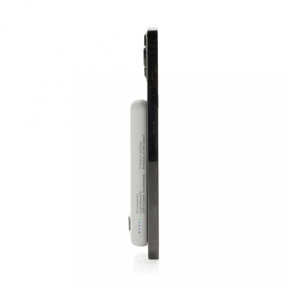 Baterie externă magnetică 5.000 mAh cu încărcare wireless 5W, stand telefon [9]