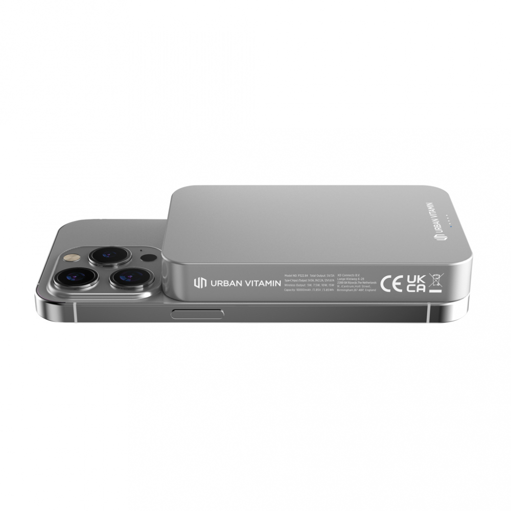 Baterie externă magnetică Compton 10.000 mAh – încărcare wireless 15W + încărcare rapidă 20W PD [13]