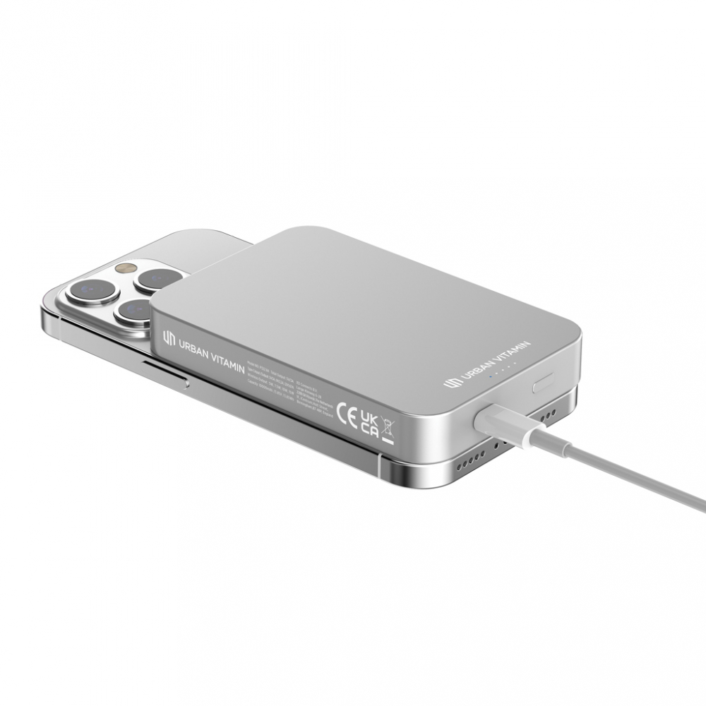 Baterie externă magnetică Compton 10.000 mAh – încărcare wireless 15W + încărcare rapidă 20W PD [11]