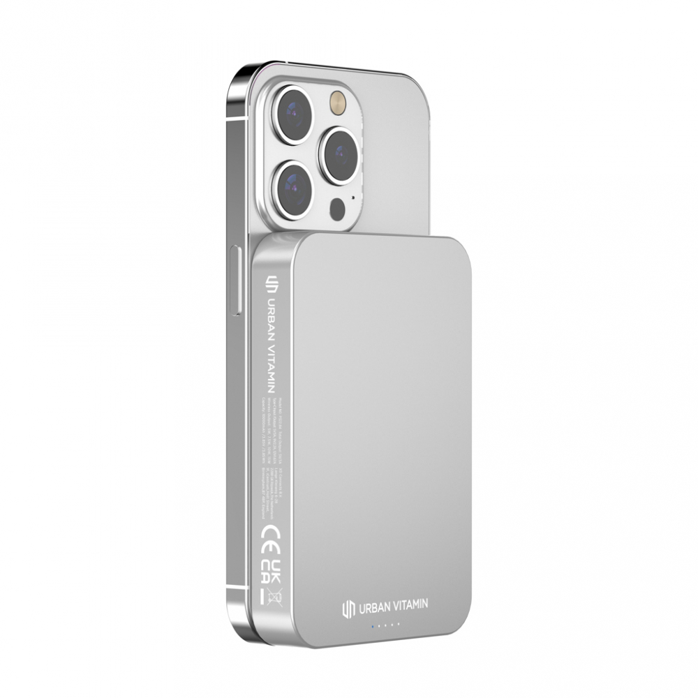 Baterie externă magnetică Compton 10.000 mAh – încărcare wireless 15W + încărcare rapidă 20W PD [4]