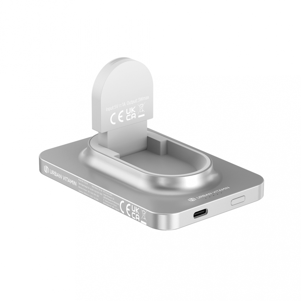 Baterie externă magnetică Malibu 5.000 mAh – încărcare wireless 15W + încărcare rapidă 20W + încărcător Apple Watch [17]