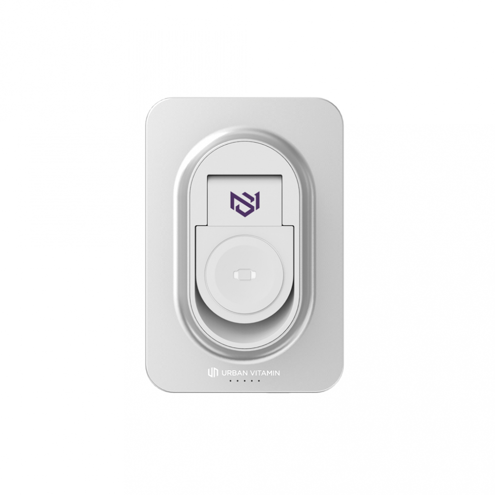 Baterie externă magnetică Malibu 5.000 mAh – încărcare wireless 15W + încărcare rapidă 20W + încărcător Apple Watch [20]
