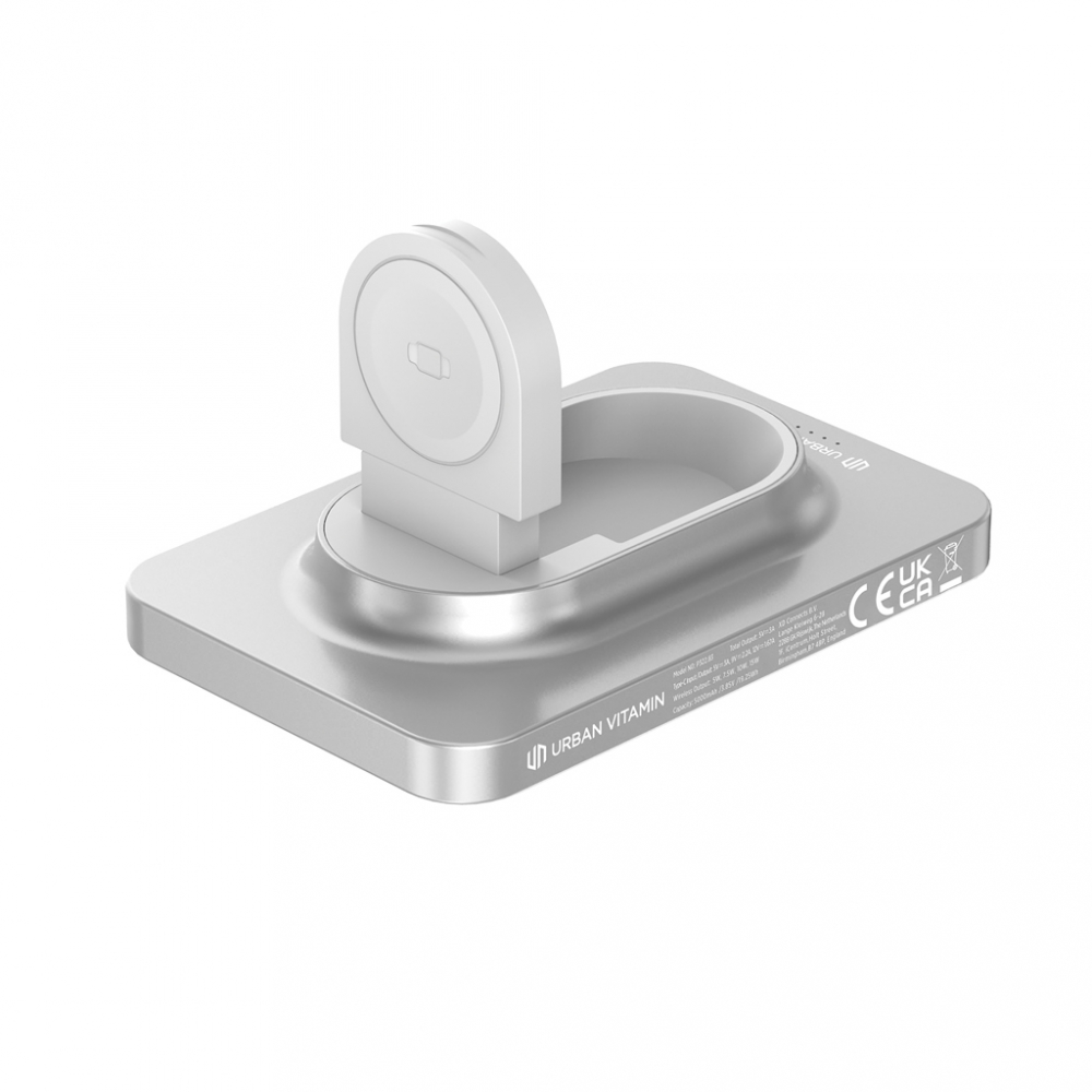 Baterie externă magnetică Malibu 5.000 mAh – încărcare wireless 15W + încărcare rapidă 20W + încărcător Apple Watch [13]