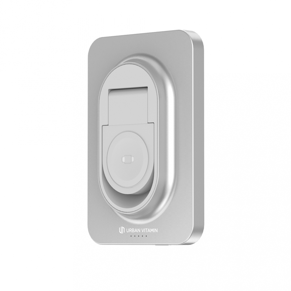 Baterie externă magnetică Malibu 5.000 mAh – încărcare wireless 15W + încărcare rapidă 20W + încărcător Apple Watch [10]