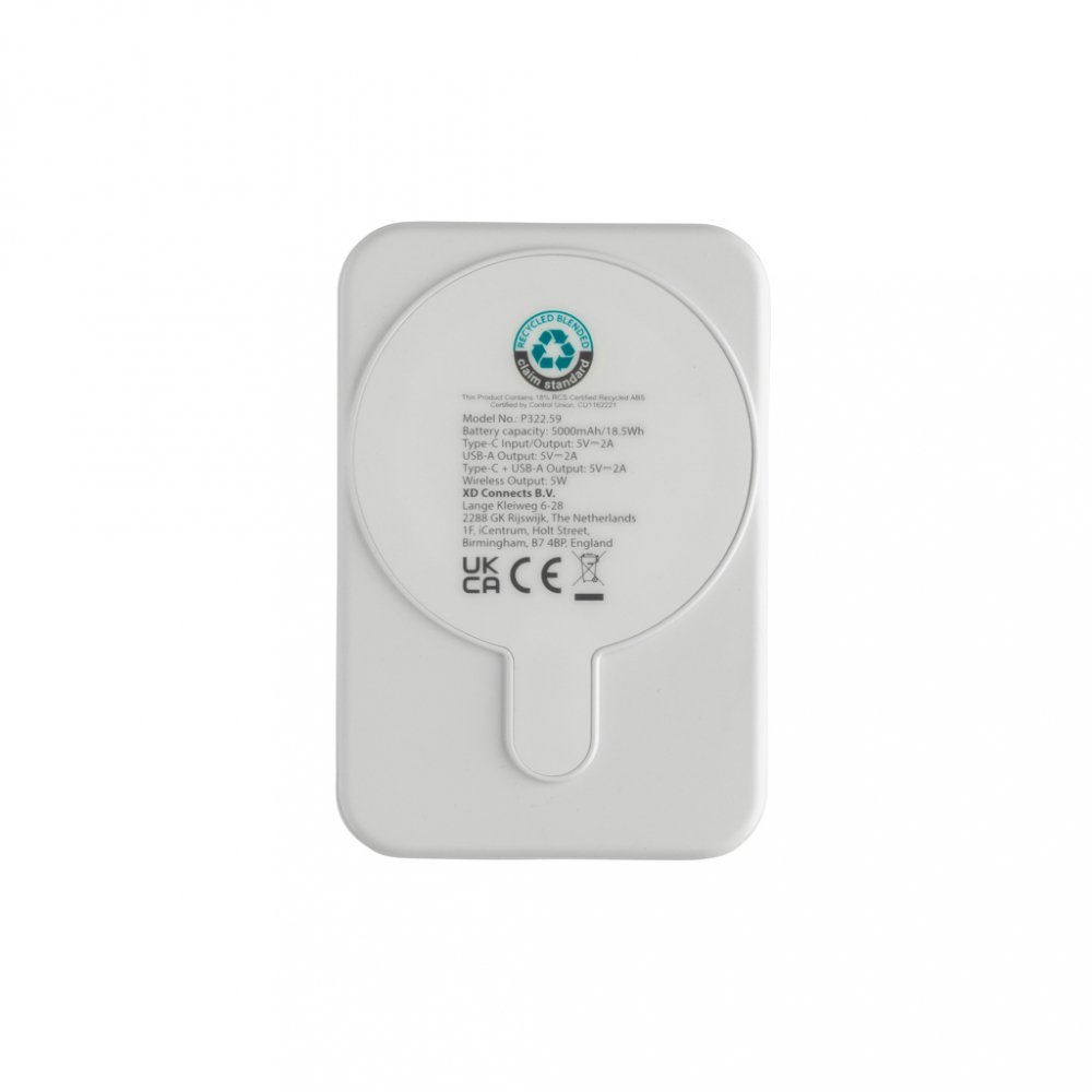 Baterie externă magnetică wireless 5.000 mAh, compactă [5]