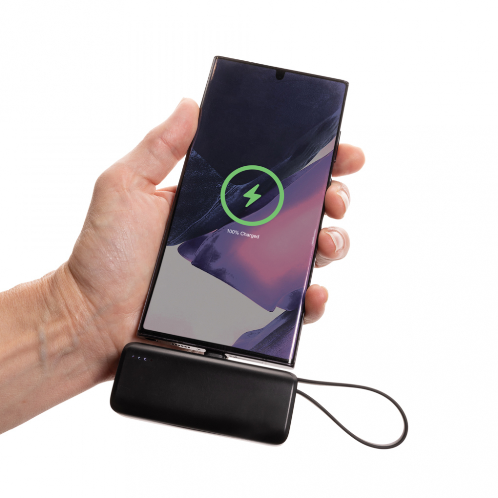 Baterie externă portabilă 3.000 mAh cu conector USB-C integrat [8]