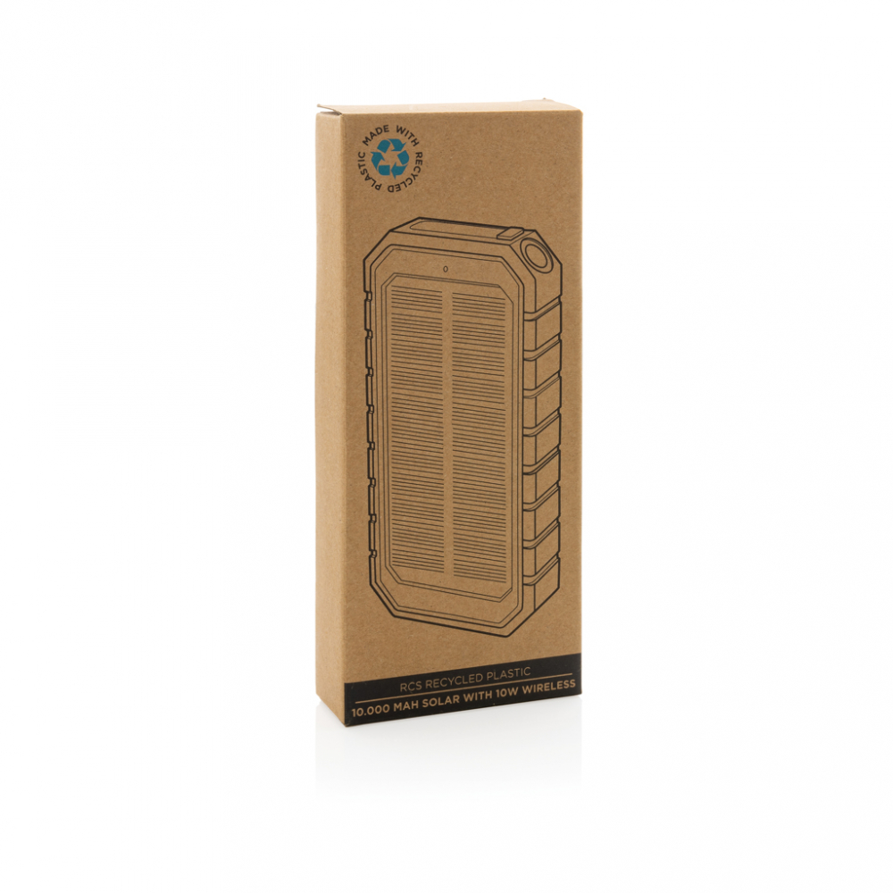 Baterie externă solară 10.000 mAh cu încărcare wireless rapidă 10W [12]