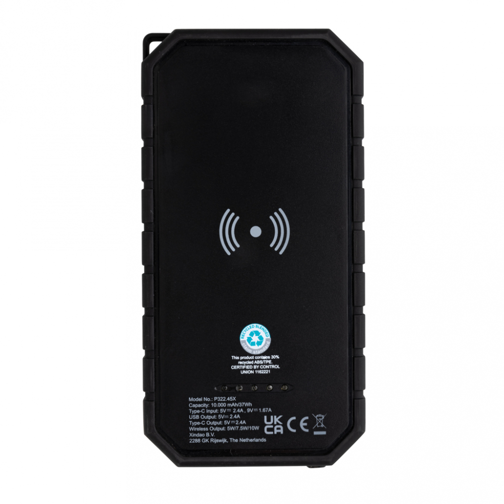 Baterie externă solară 10.000 mAh cu încărcare wireless rapidă 10W [7]
