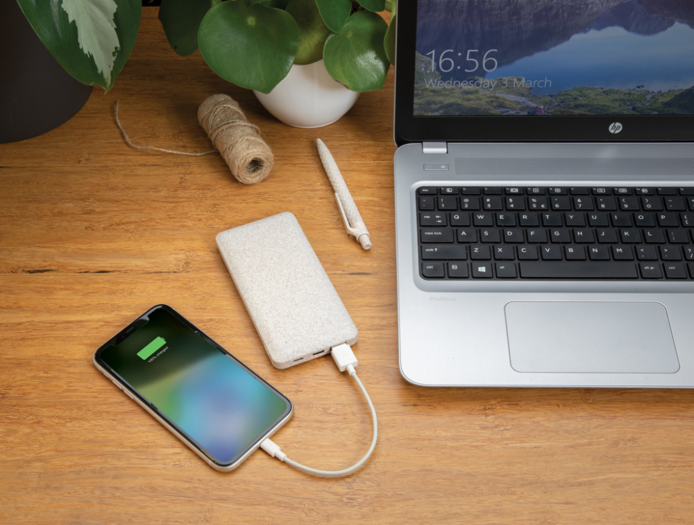 Baterie externă ultra-subțire 10.000 mAh din fibră de grâu [7]