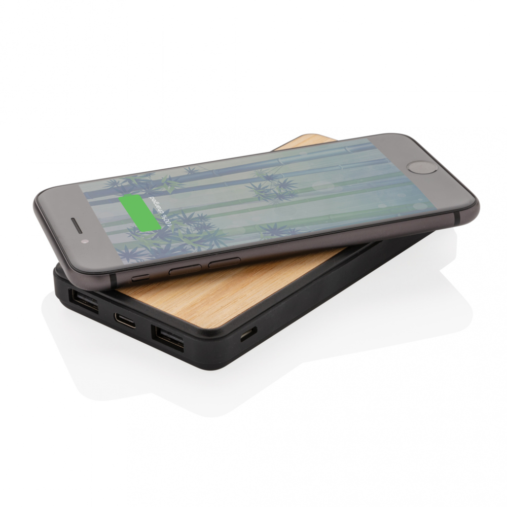 Baterie externă wireless 8.000 mAh – cu încărcare prin cablu și wireless 5W [3]