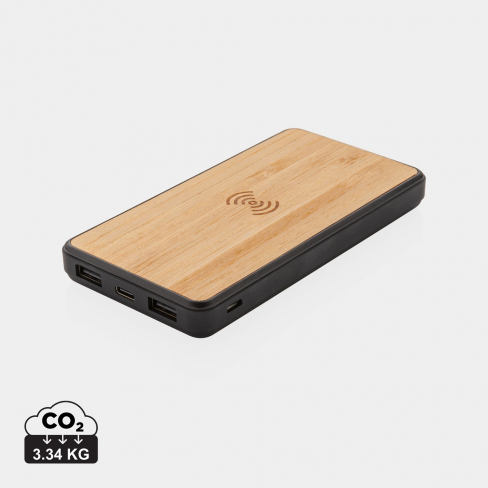 Baterie externă wireless 8.000 mAh – cu încărcare prin cablu și wireless 5W [1]