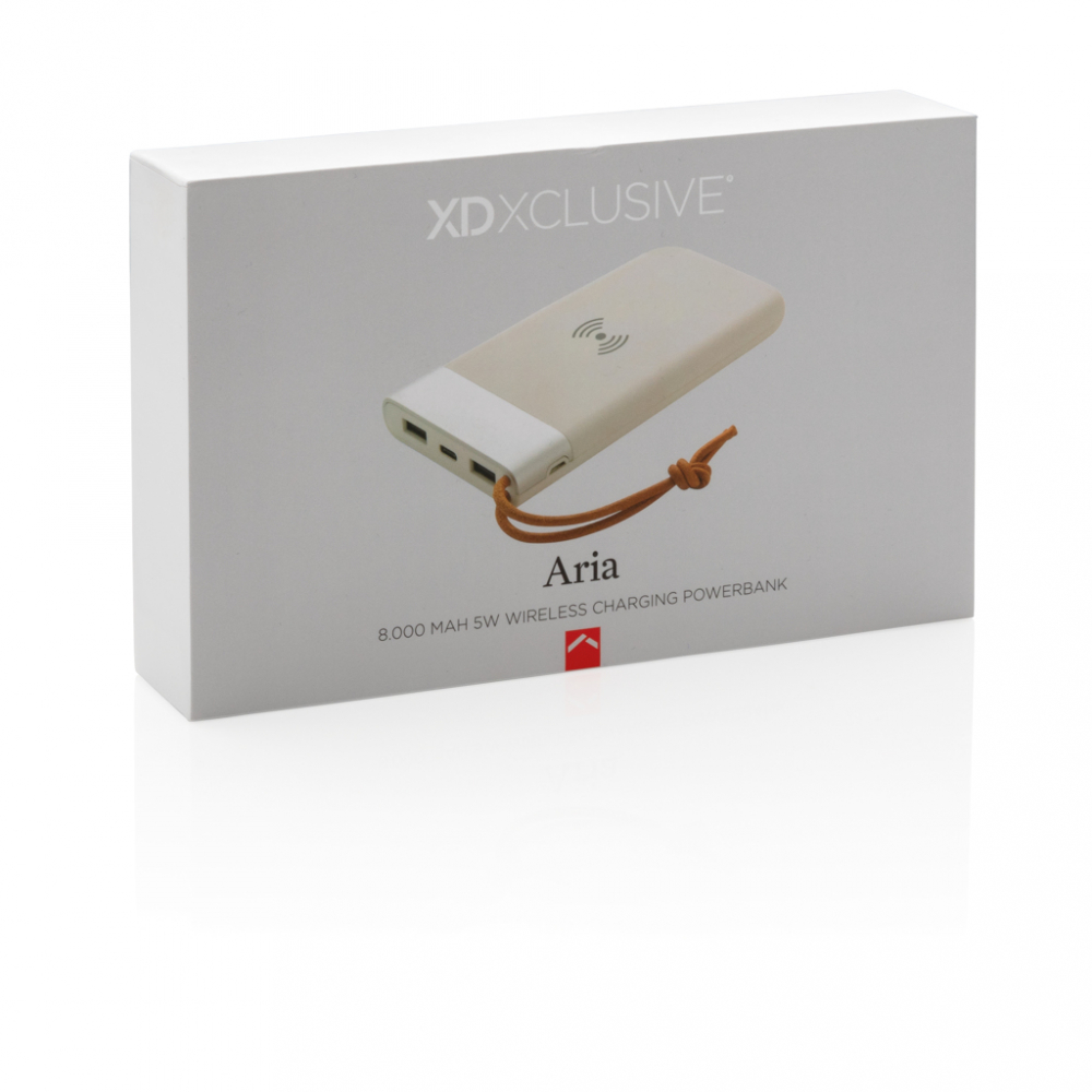 Baterie externă wireless Aria 8.000 mAh, 5W [15]
