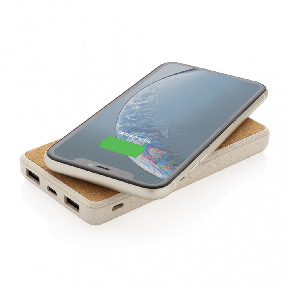 Baterie externă wireless eco 8.000 mAh cu încărcare wireless 5W [5]