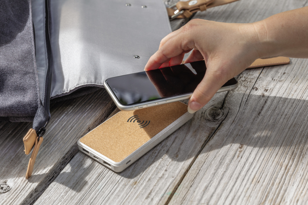 Baterie externă wireless eco 8.000 mAh cu încărcare wireless 5W [10]
