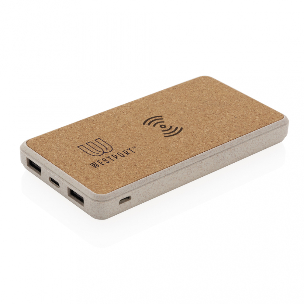 Baterie externă wireless eco 8.000 mAh cu încărcare wireless 5W [8]