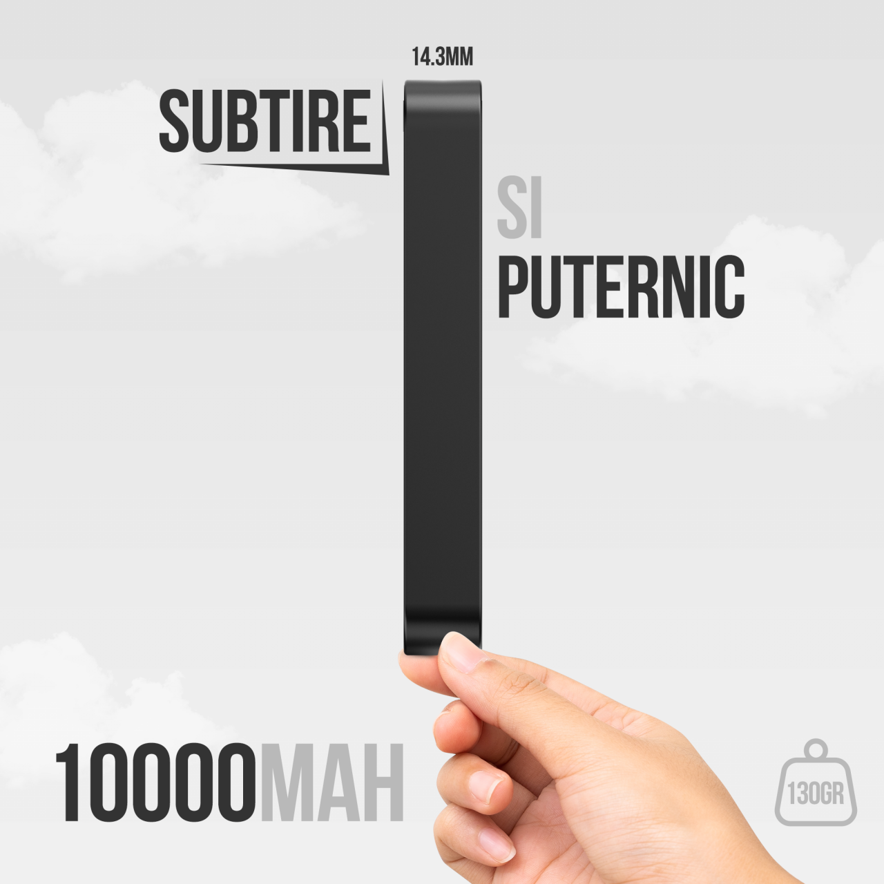 Baterie externa wireless magnetica Icharge 10000 mAh [4]