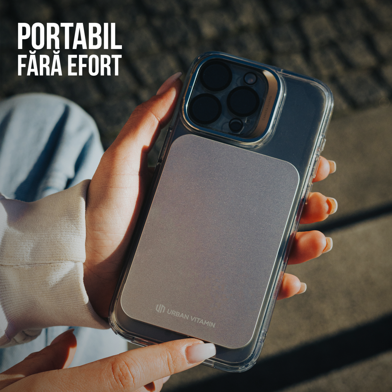 Baterie externa wireless magnetica Icharge 3000 mAh [5]