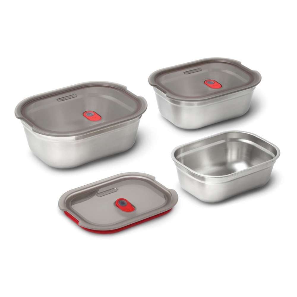 Set 3 caserole din oțel inoxidabil Black+Blum [5]