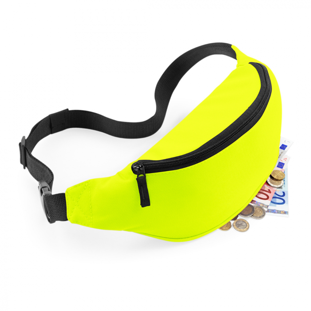 Borseta Party, Ronic, 2 buzunare, unisex, galben fluorescent [4]