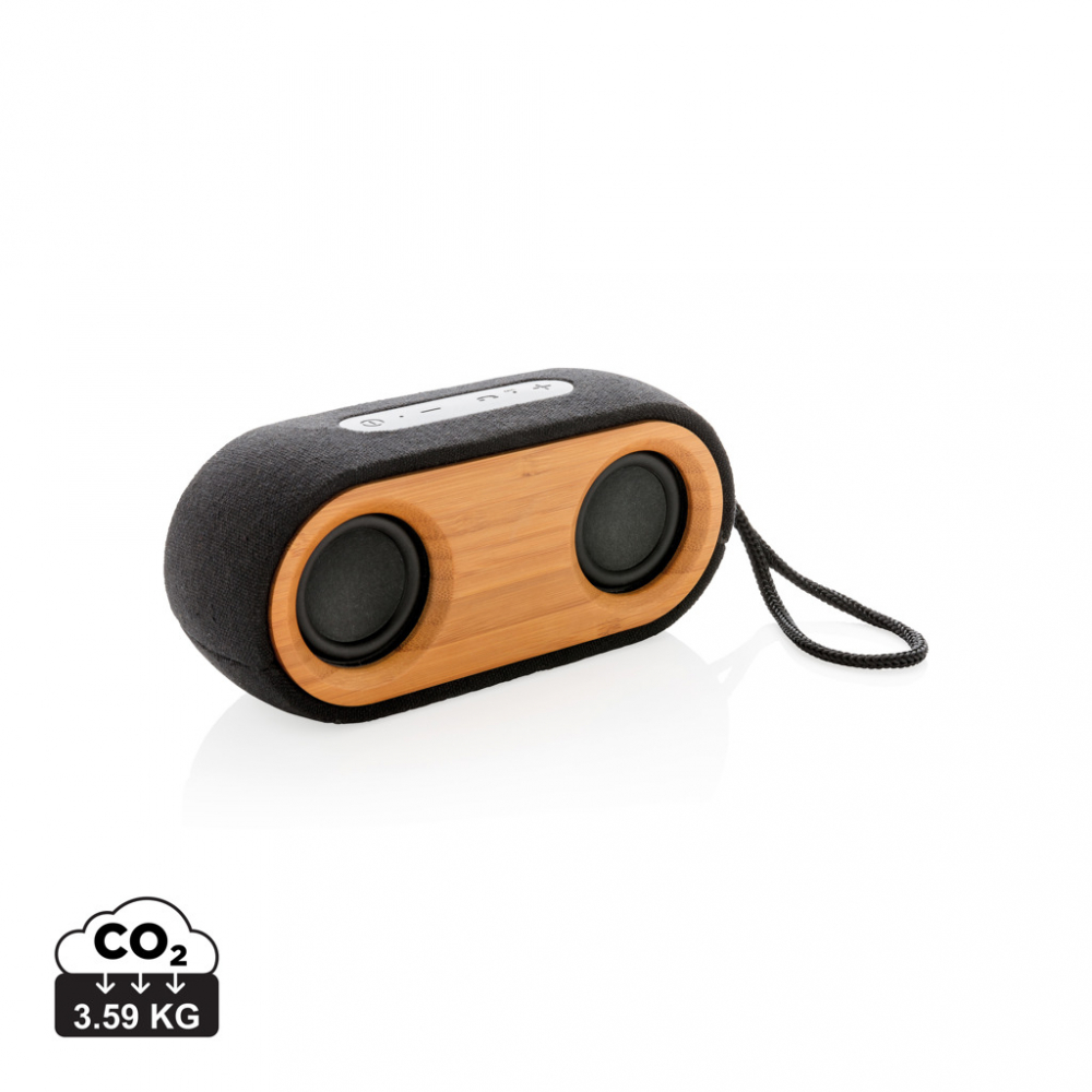 Boxă eco 10W din bambus și textile reciclate [1]