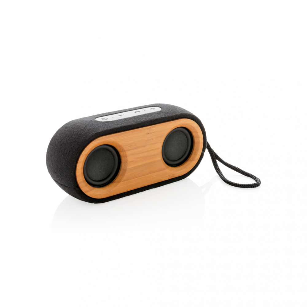 Boxă eco 10W din bambus și textile reciclate [2]