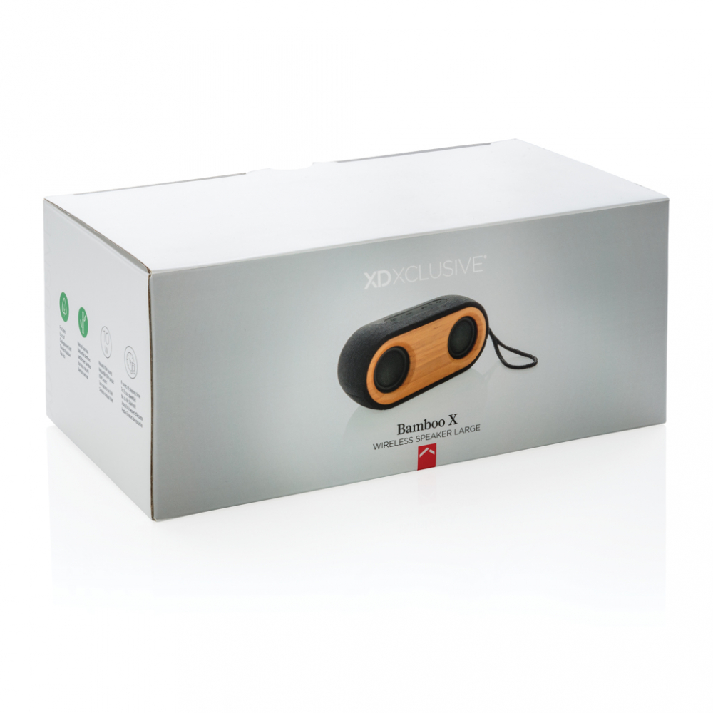 Boxă eco 10W din bambus și textile reciclate [13]