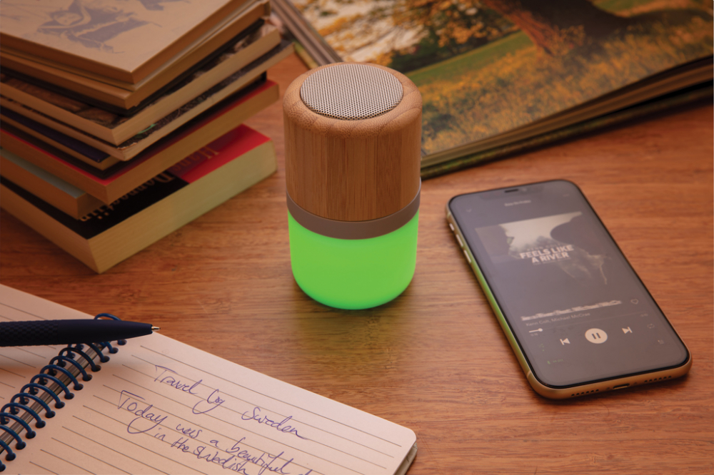 Boxă wireless 3W, lumină ambientală integrată [10]