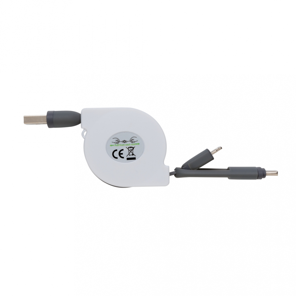 Cablu de încărcare 3-în-1 compact și retractabil [8]