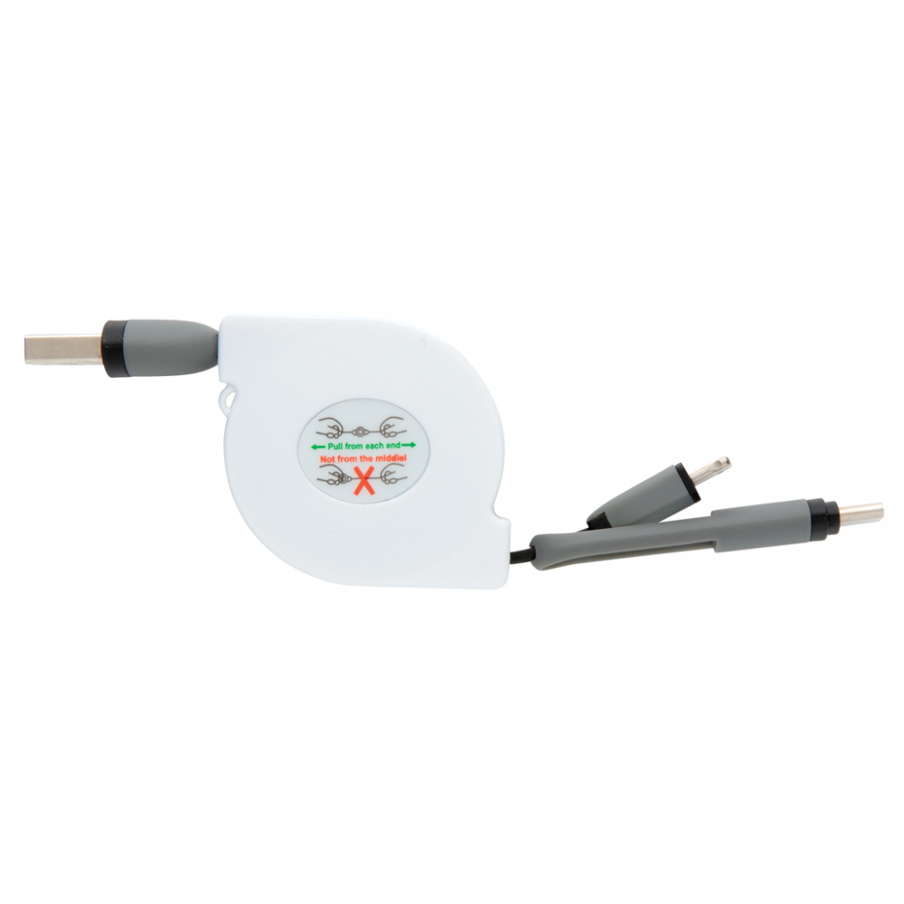Cablu de încărcare 3-în-1 compact și retractabil [8]