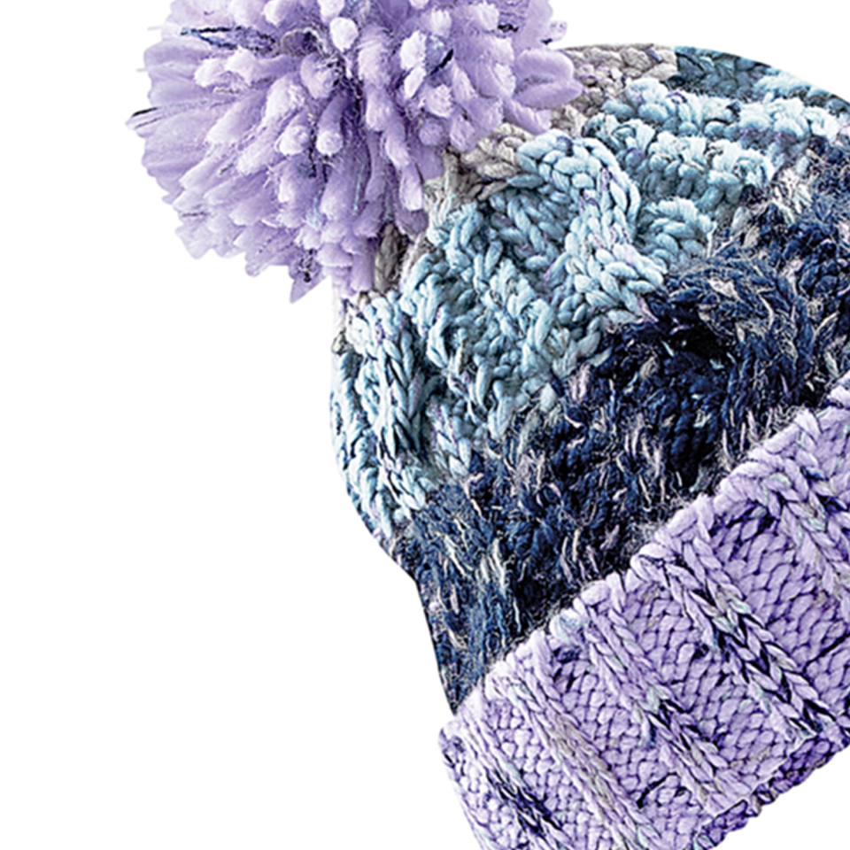 Caciula captusita Corks din tricot, unisex, marime universala, visiniu/roz [2]